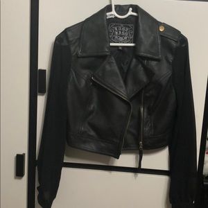 Faux Leather Jacket